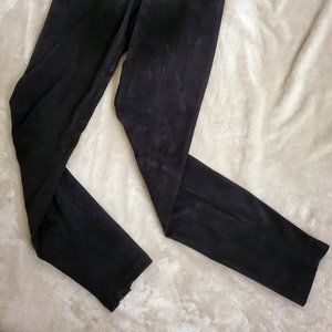 Vince Lamb Leather Pants Black